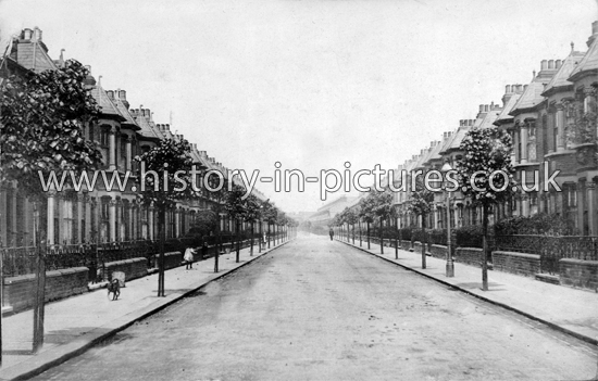 Belgrave Road, Walthamstow, London. c.1911.